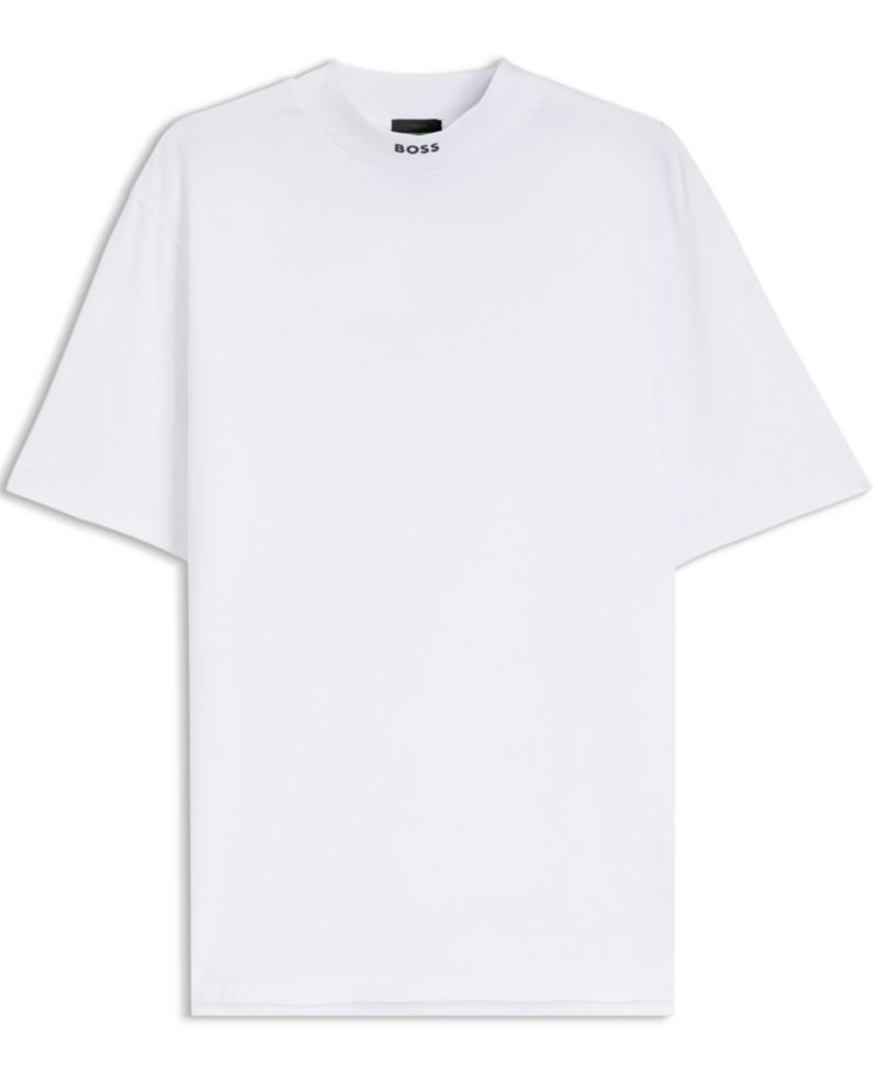 Men's Mock-Neck Relaxed-Fit T-Shirt