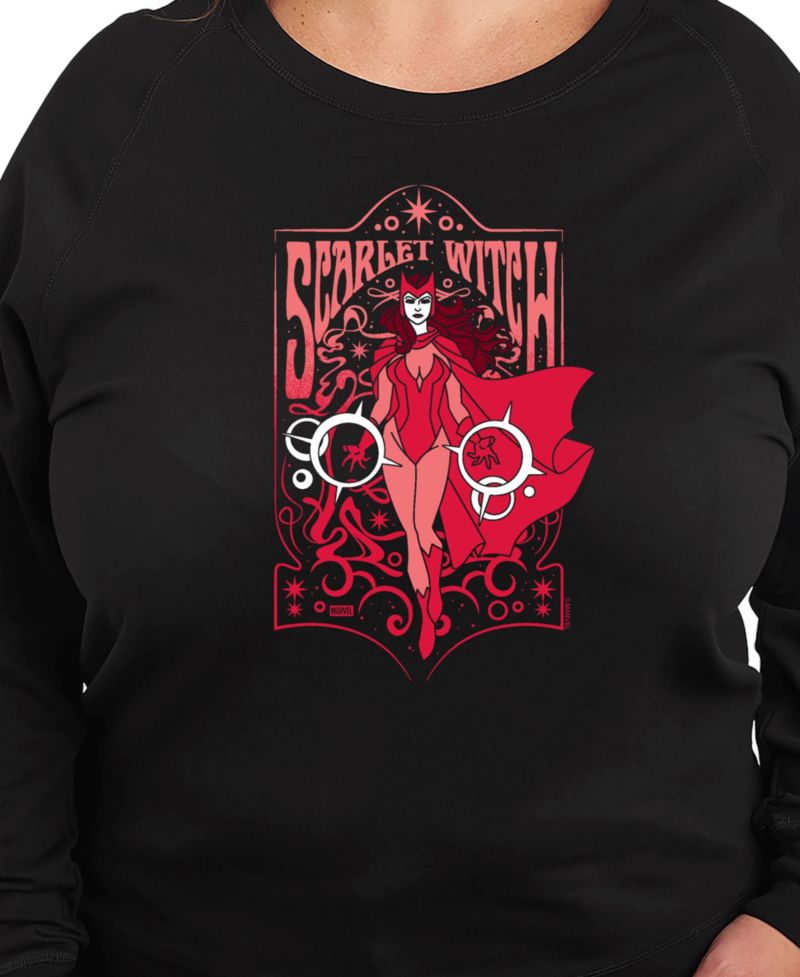 Plus Size Scarlet Witch Graphic Pullover T-Shirt