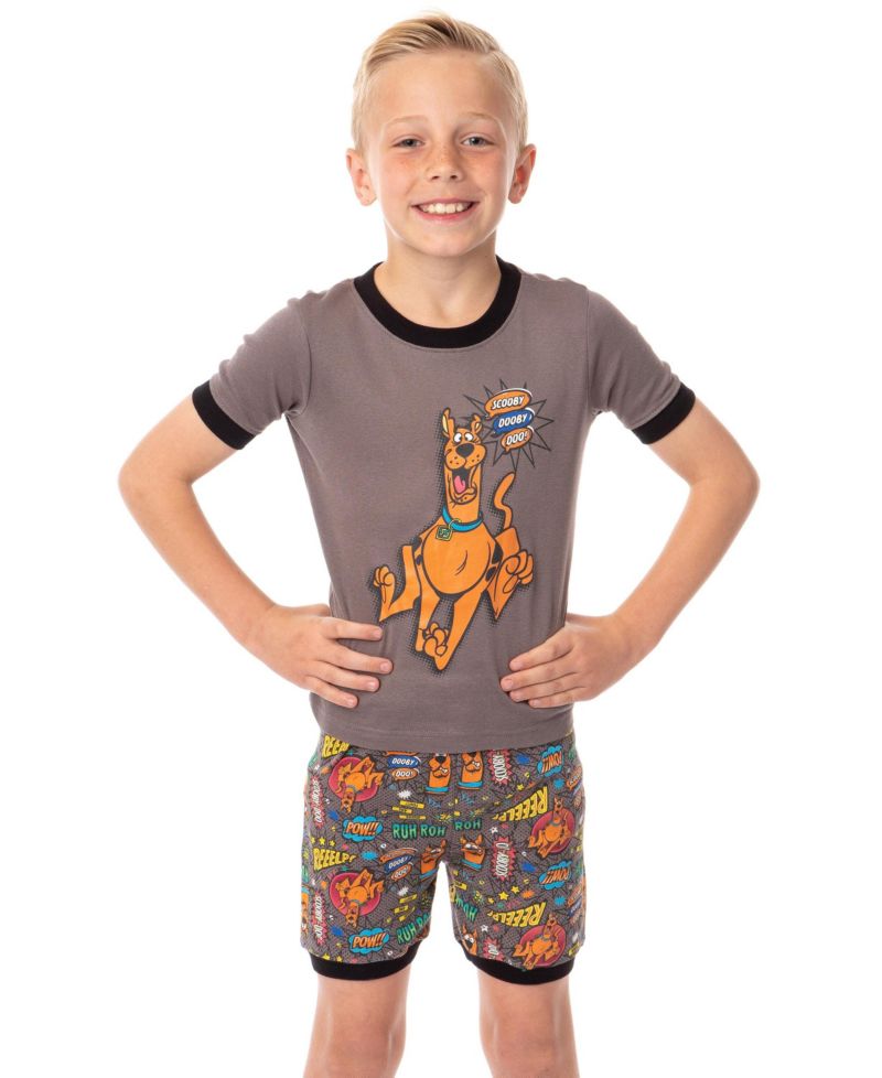 Boys' Tight-Fit 2-Piece Character Kids Cotton Pajama Short Set
