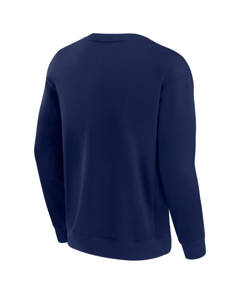 Men's and Women's Navy Dallas Cowboys Elements Unlimited Fleece Pullover Sweatshirt