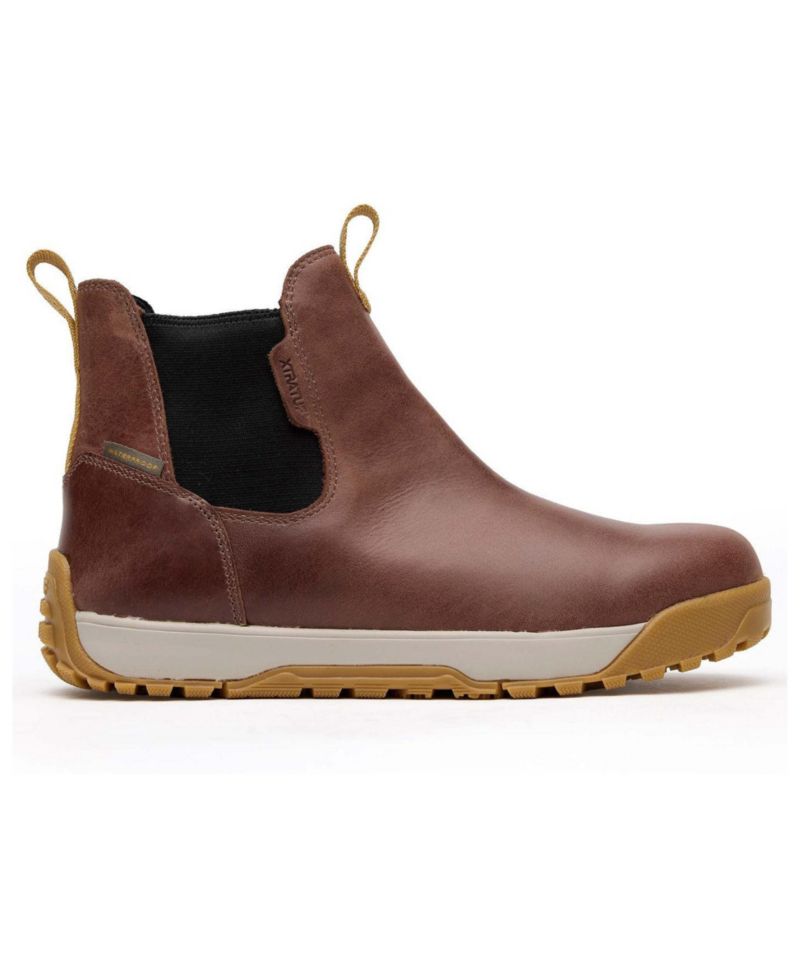 Men's Leather Ankle Deck Boot