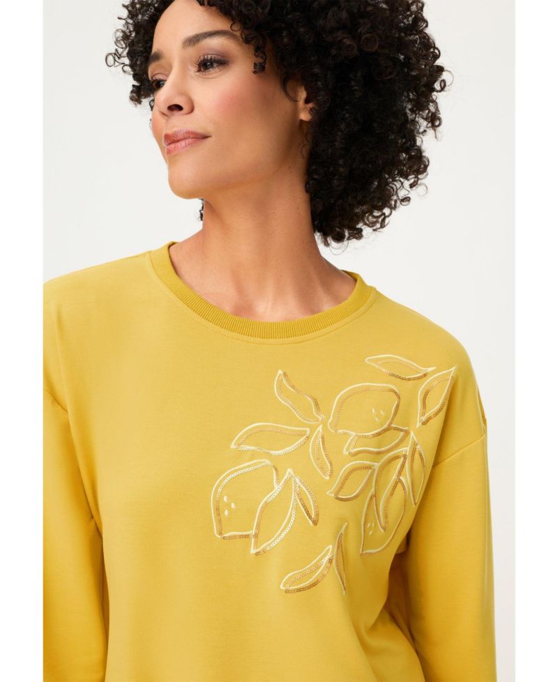 Women's Embellished Jersey Top