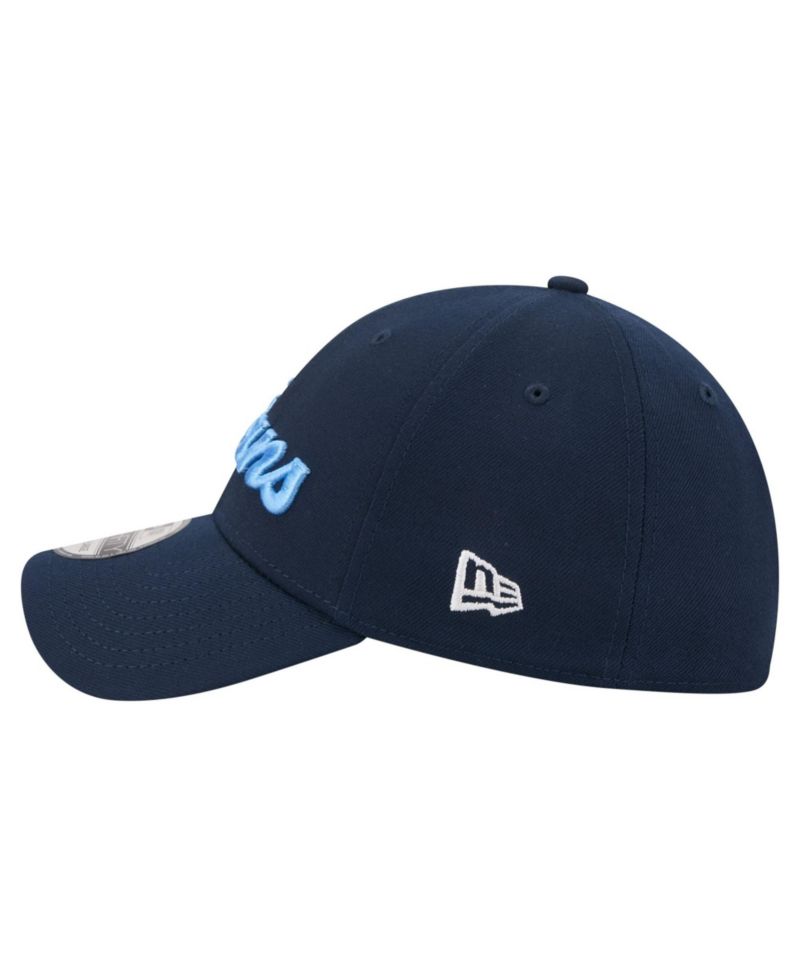 Men's Navy Tennessee Titans Script 39THIRTY Flex Hat