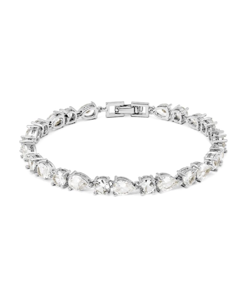 Pear Cubic Zirconia Link Bracelet