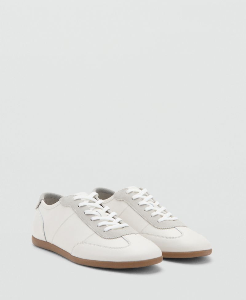 Men's Leather Mixed Sneakers