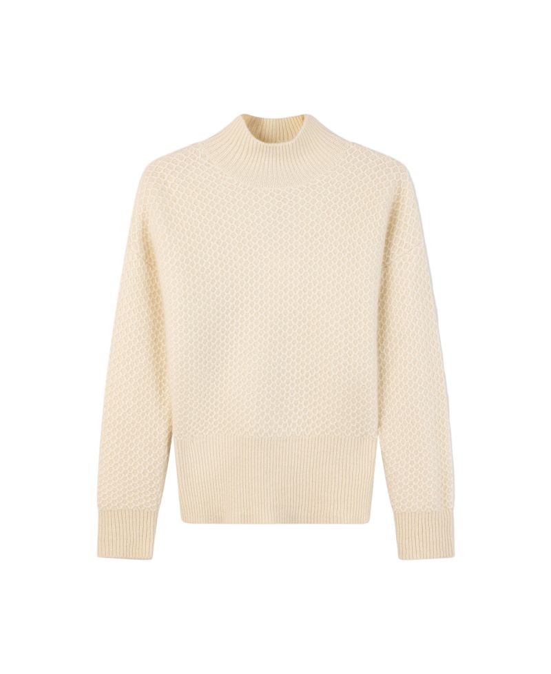 Women's Mongolian Cashmere High-neck Sweater
