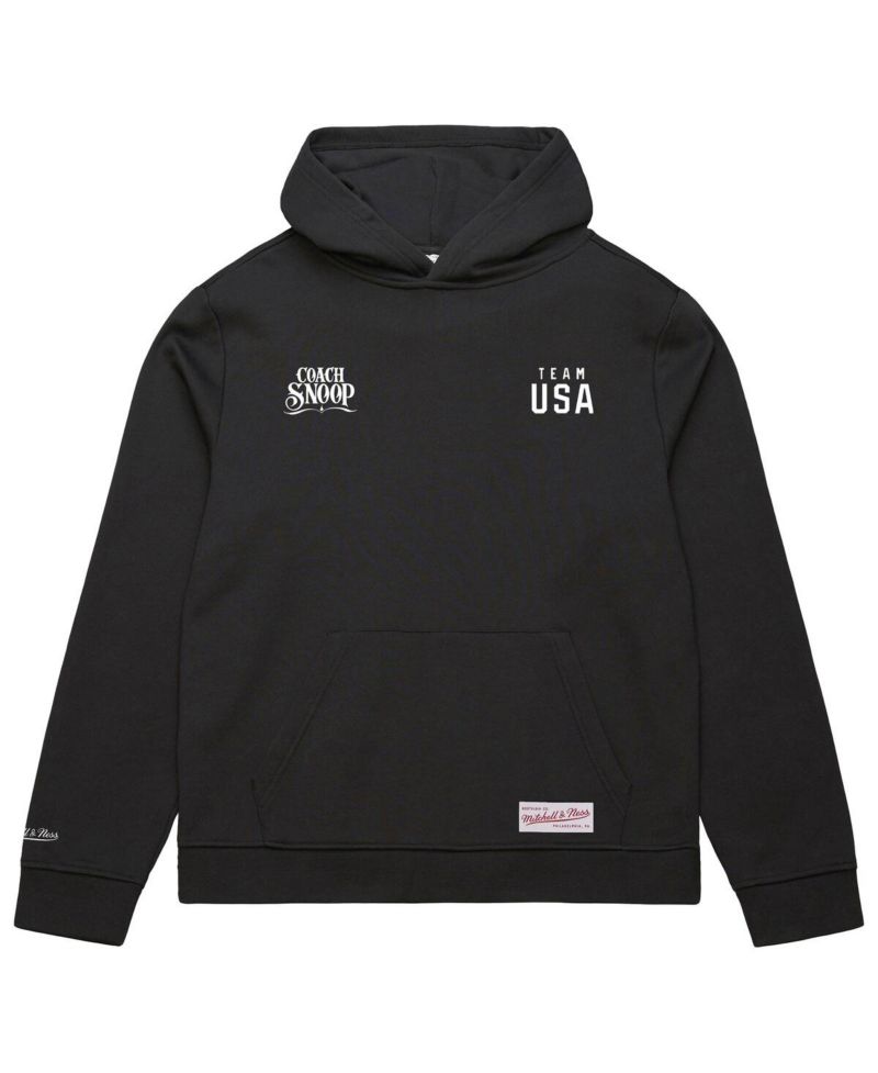Men's Black Team USA Coach Snoop Hoodie