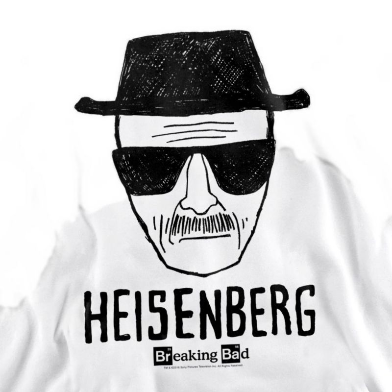 Men's Heisenberg Crewneck Graphic Long-Sleeve Sweatshirt