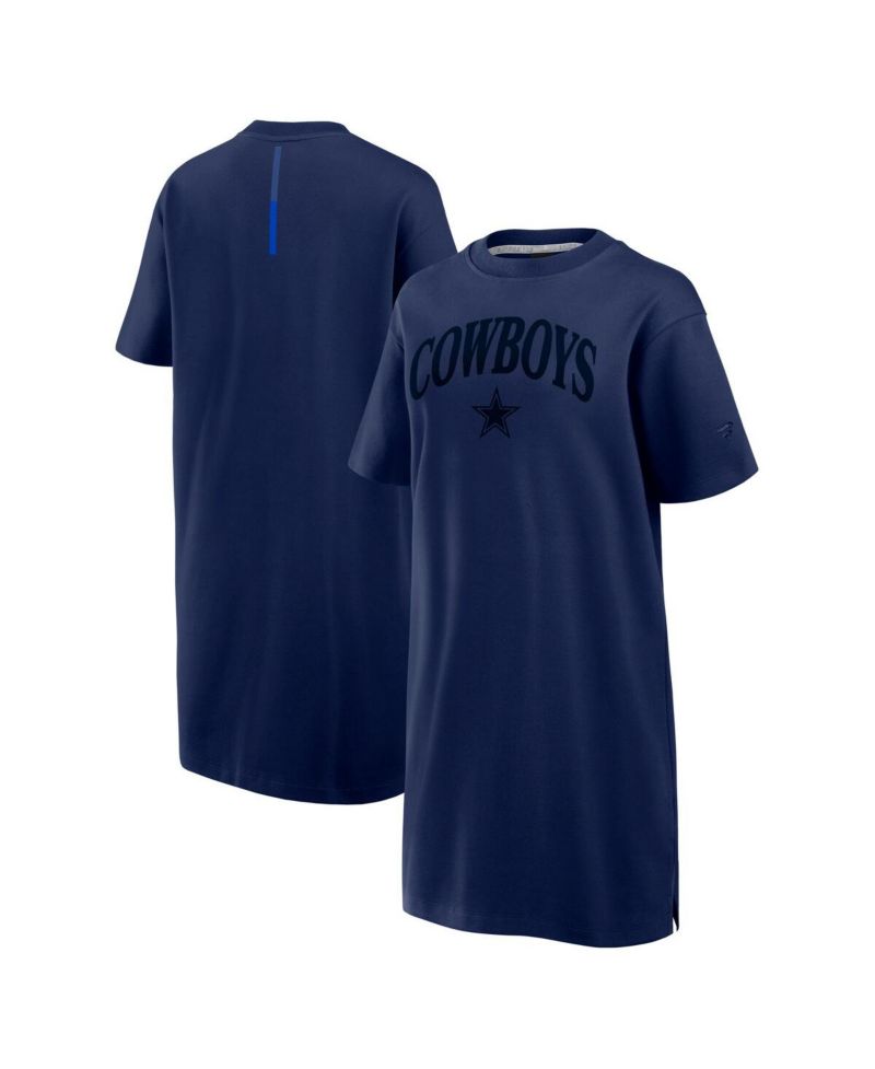 Women's Navy Dallas Cowboys Elements Go Tri-Blend Dress