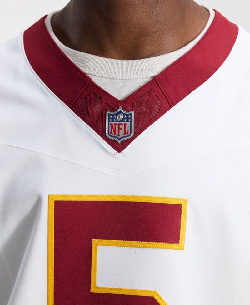 Men's Jayden Daniels White Washington Commanders Alternate 2 Super Bowl Era Vapor F.U.S.E. Elite Jersey