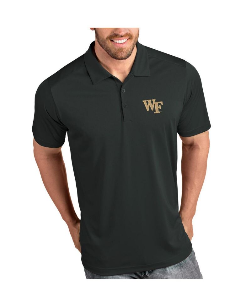 Men's Charcoal Wake Forest Demon Deacons Tribute Polo