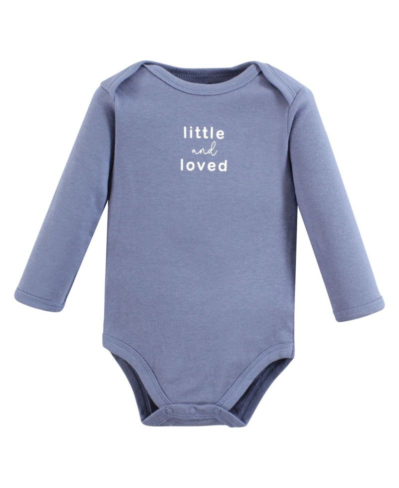 Baby Boys 5Pk Long Sleeve Natural Bodysuits