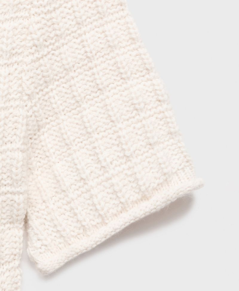 Women's Ruffles Detail Textured Sweater