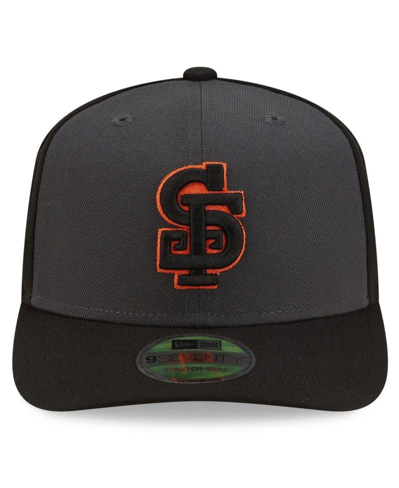 Men's Gray/Black San Francisco Giants Player Replica Alternate 9SEVENTY Adjustable Hat