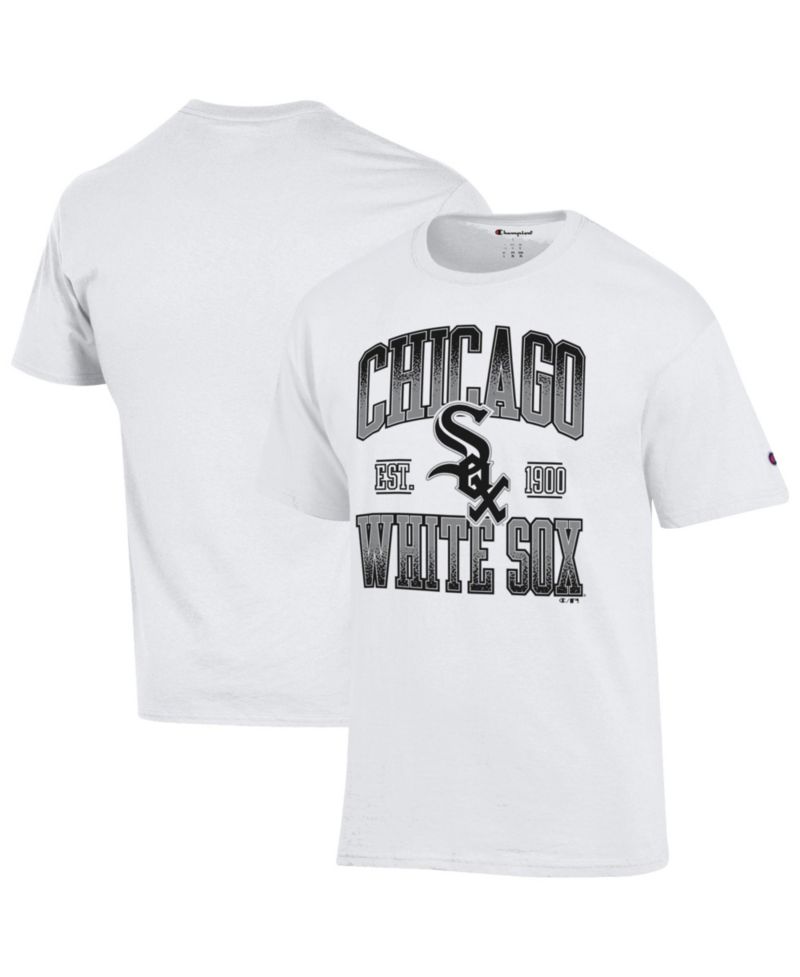 Men's White Chicago White Sox Team Name T-Shirt