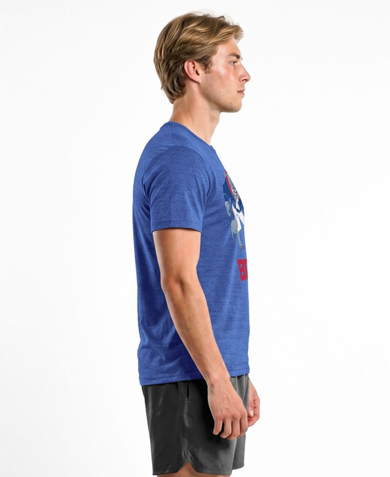 Men's Royal Buffalo Bills Disney X Champion Tri-Blend T-Shirt