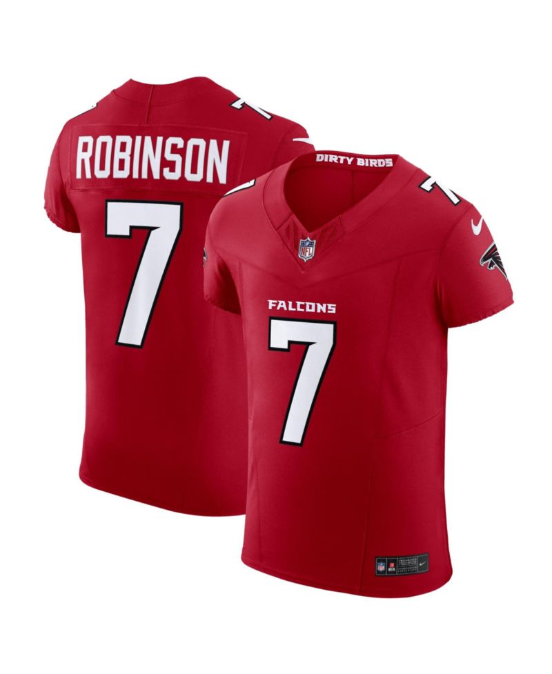 Men's Bijan Robinson Red Atlanta Falcons Team Vapor F.U.S.E. Elite Jersey