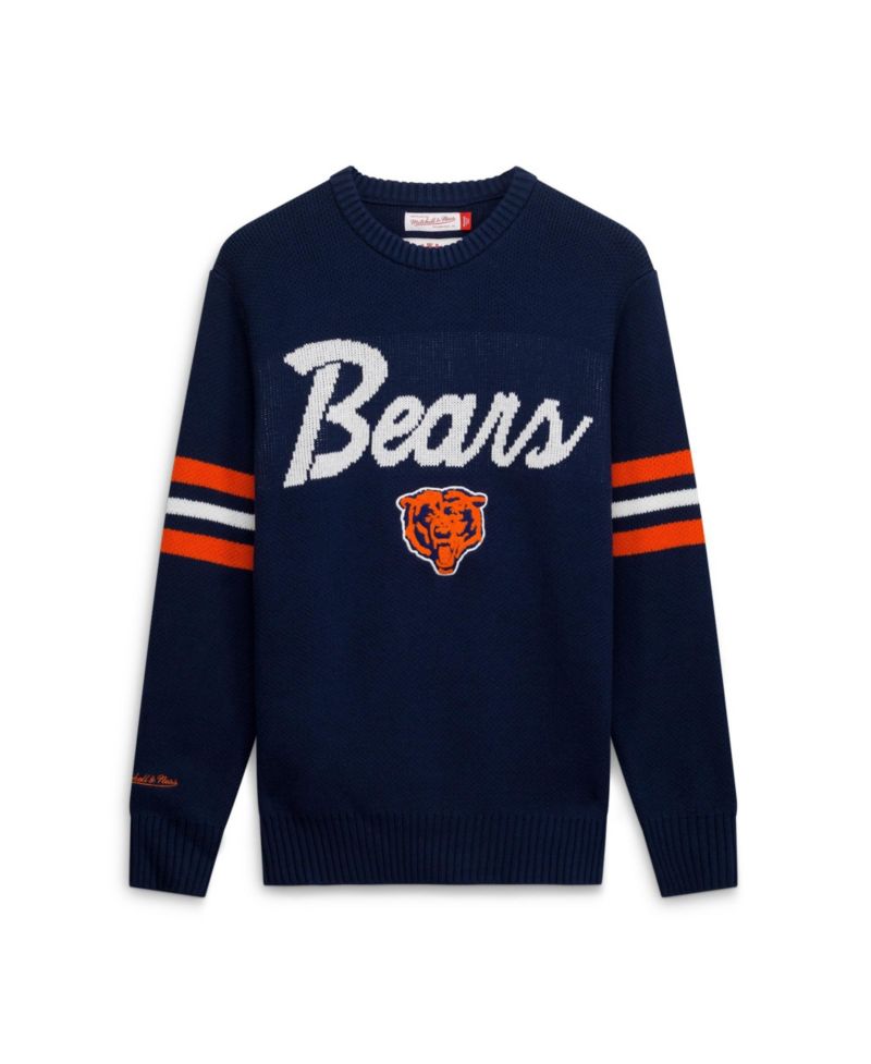 Men's Navy Chicago Bears Head Coach Sweater