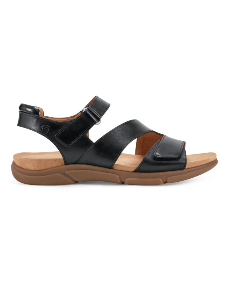 Mavey Strappy Leather Open Toe Flat Sandals