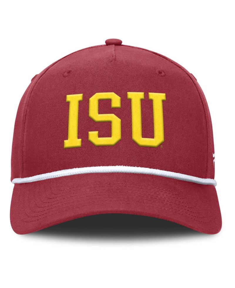 Men's Cardinal Iowa State Cyclones Foul Ball Rope Adjustable Hat