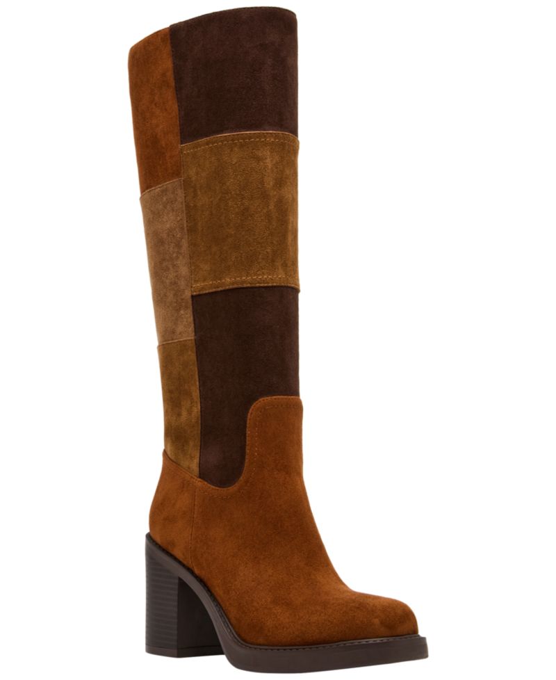 Women's Charity Patchwork Tall Platform Boots