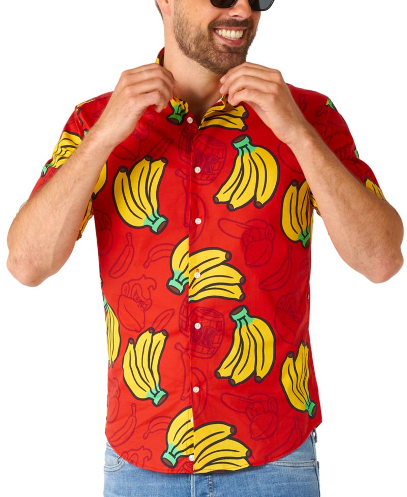 Men's SHIRT Short Sleeve Donkey Kong