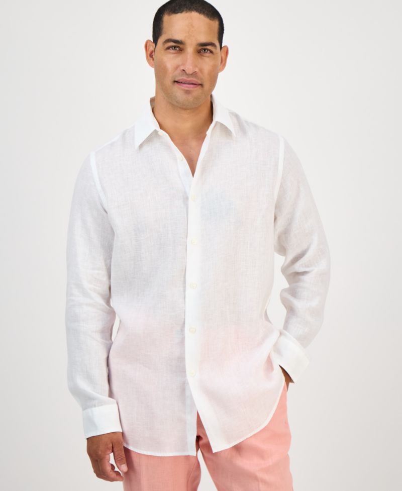 Men's 100% Linen Shirt