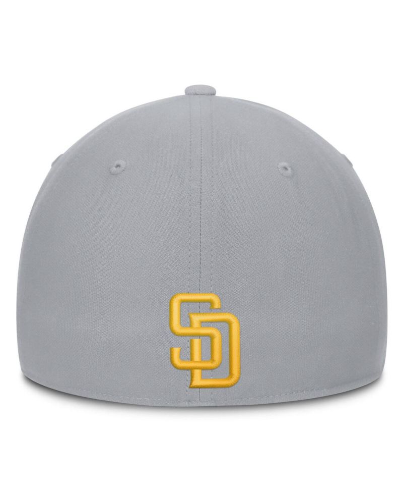Men's Gray San Diego Padres Primetime Dri-FIT Rise Bozz Flex Hat
