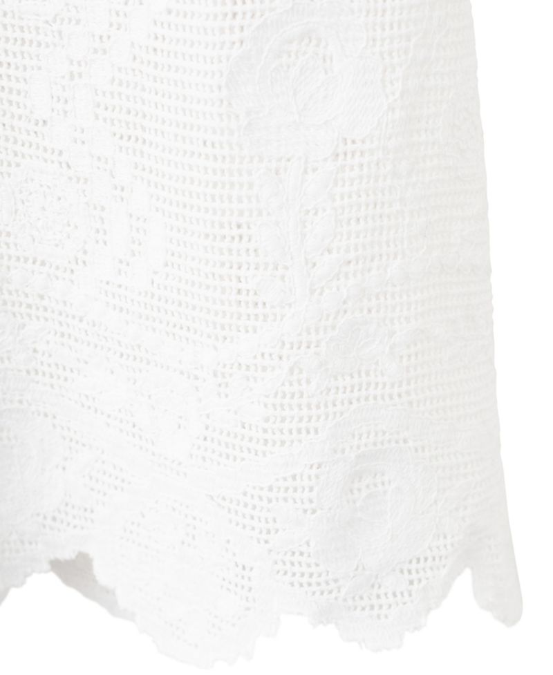 Women's Crochet Scalloped-Hem Sundress