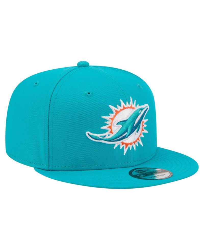 Men's Aqua Miami Dolphins 9FIFTY Snapback Hat