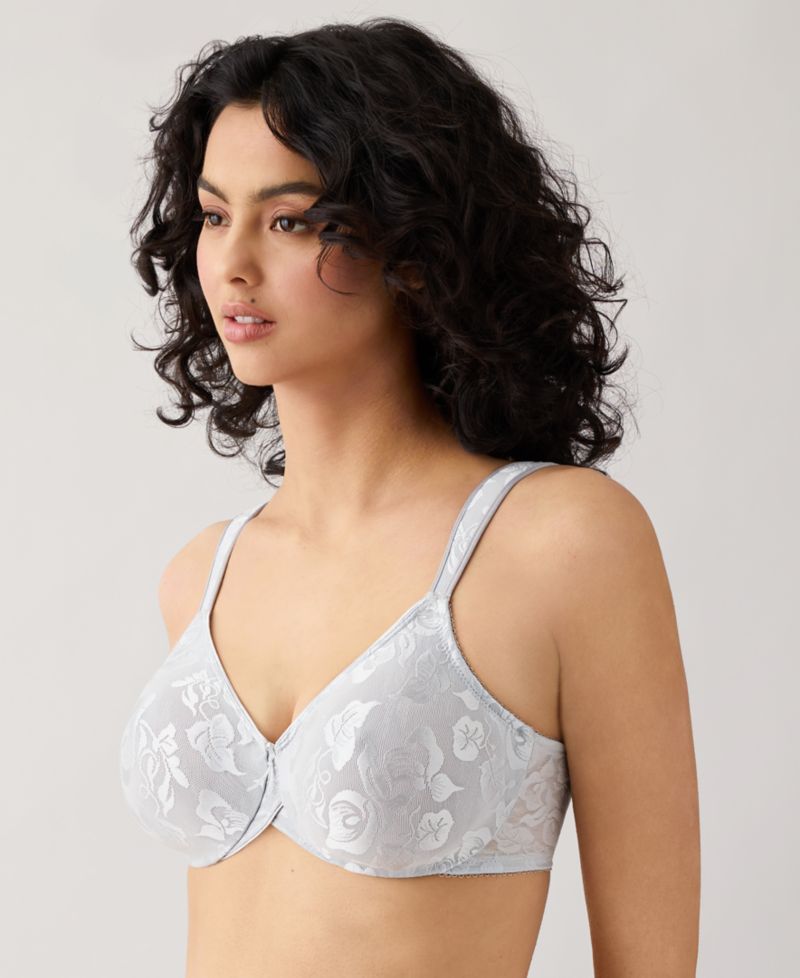 Women's Awareness Full Figure Seamless Underwire Bra 85567, Up To I Cup
