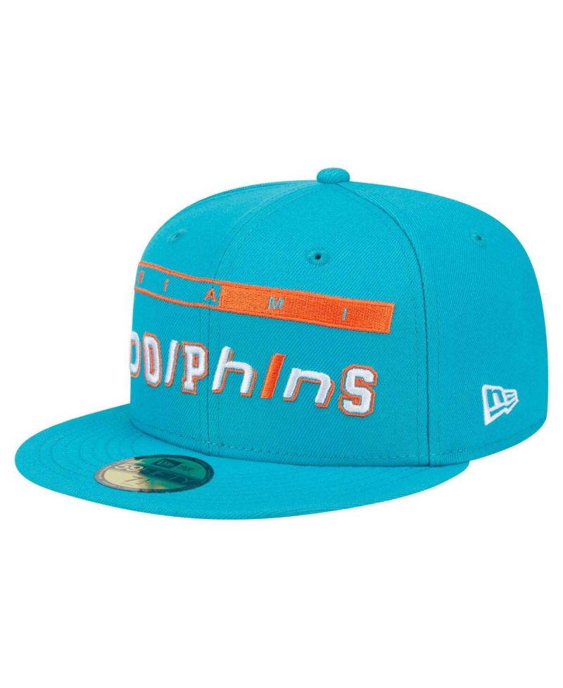 Men's Aqua Miami Dolphins Ransom 59FIFTY Fitted Hat