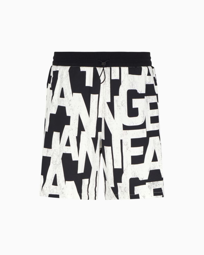 Men's Logo Print Drawstring Sweatshorts