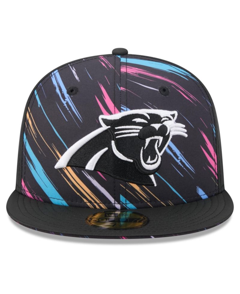Men's Black Carolina Panthers 2026 NFL Cruical Catch 59FIFTY Fitted Hat