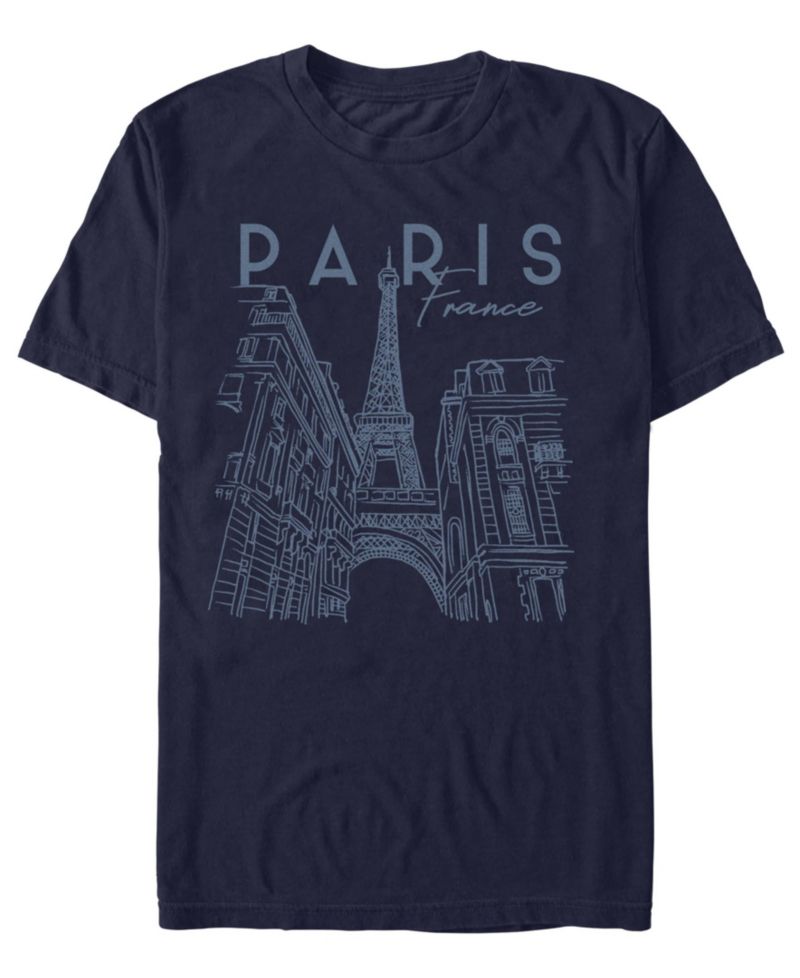 Men's Paris City Sketchy T-Shirt