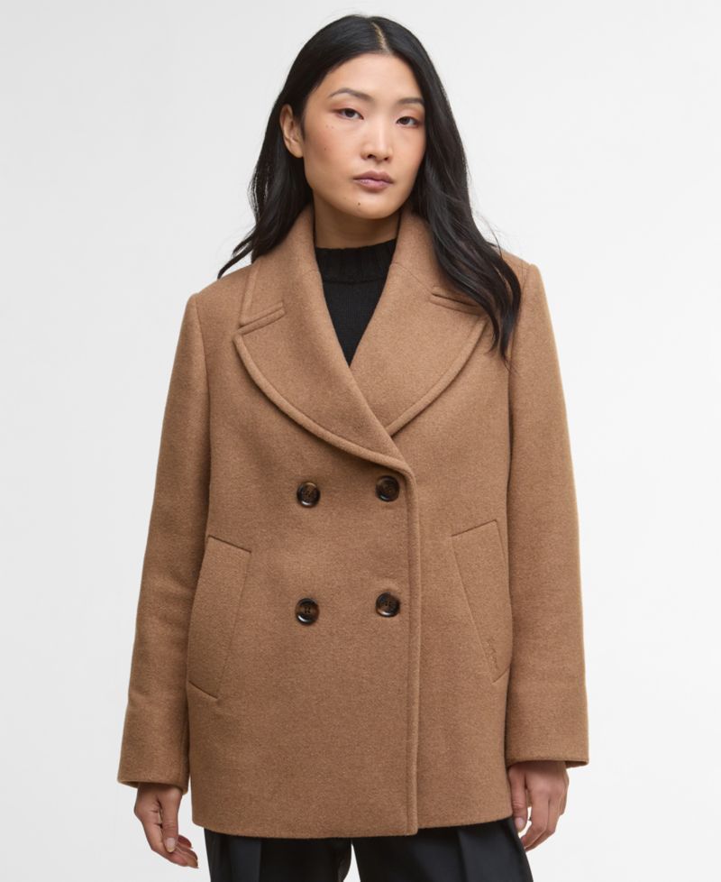 Women's Indie Double-Breasted Peacoat