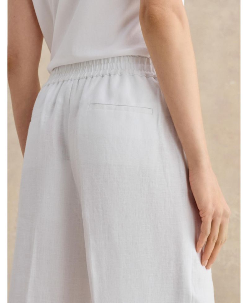 Women's Alessia High-Waist Linen Trousers
