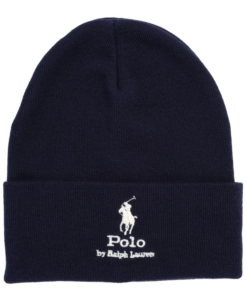 Men's Silhouette Polo Pony Beanie Hat