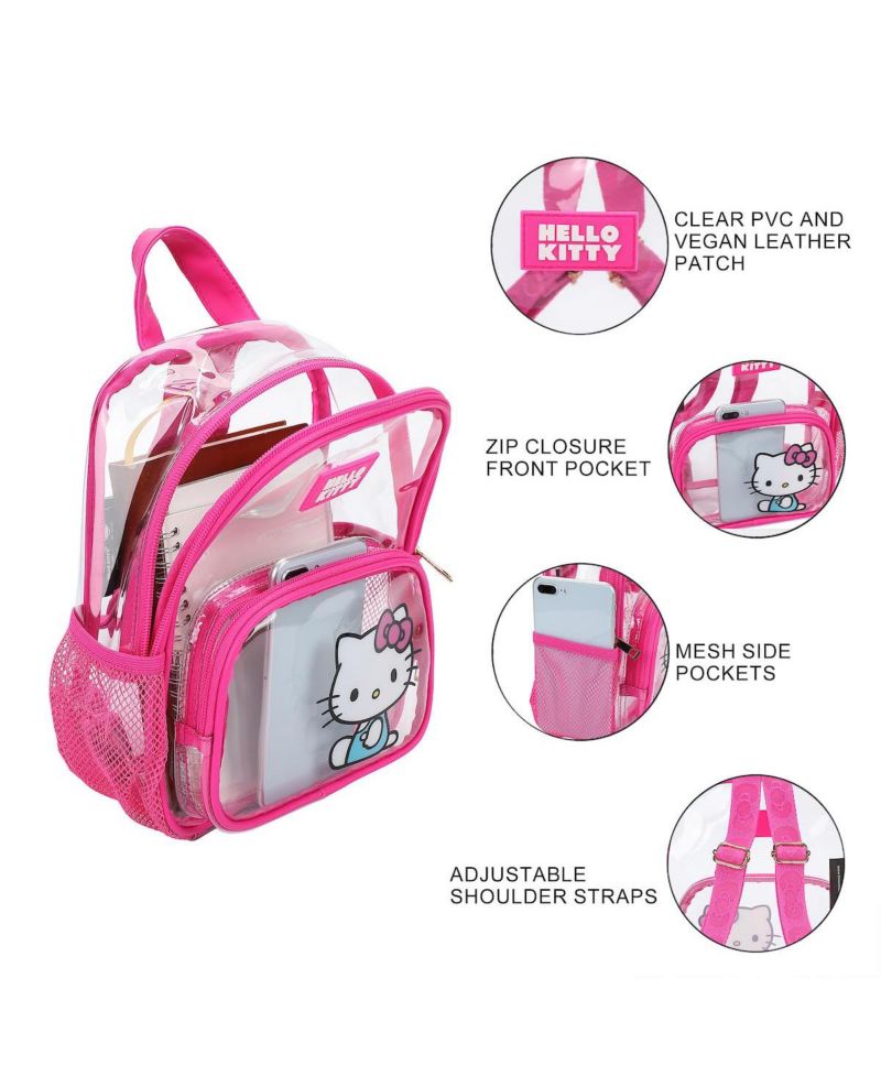 11" Clear Mini Backpack for Adults