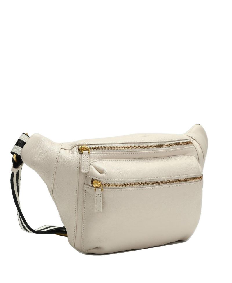 Cleo Leather Fanny Pack Crossbody Sling Bag Chest Belt Purse