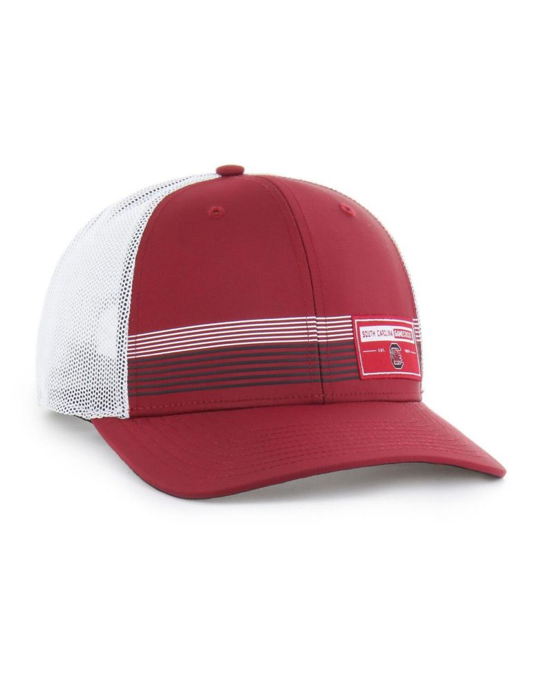 Men's Garnet South Carolina Gamecocks Rangefinder Brrr Trucker Adjustable Hat
