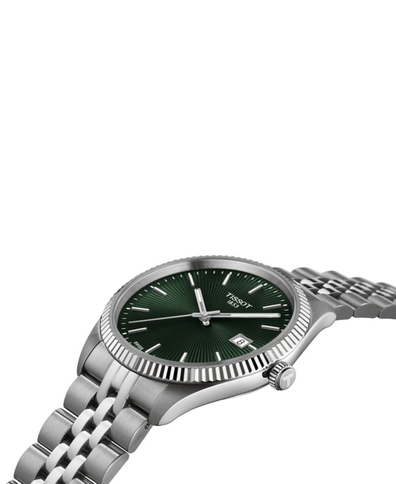 Men's Swiss Ballade Stainless Steel Bracelet Watch 40mm