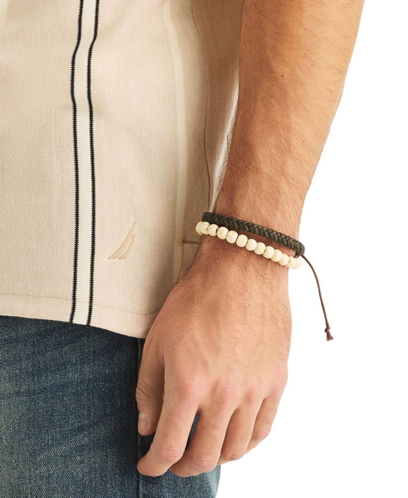 Men's Striped Spread-Collar Shirt