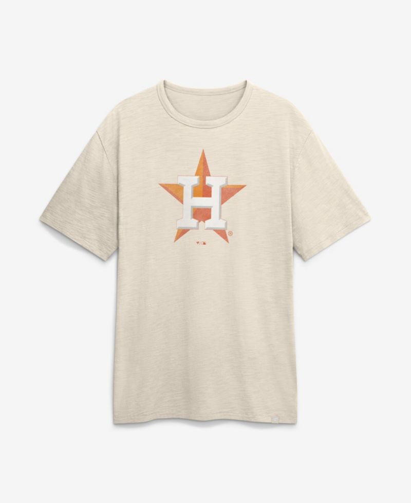 Men's Cream Houston Astros Stadium Slub T-Shirt
