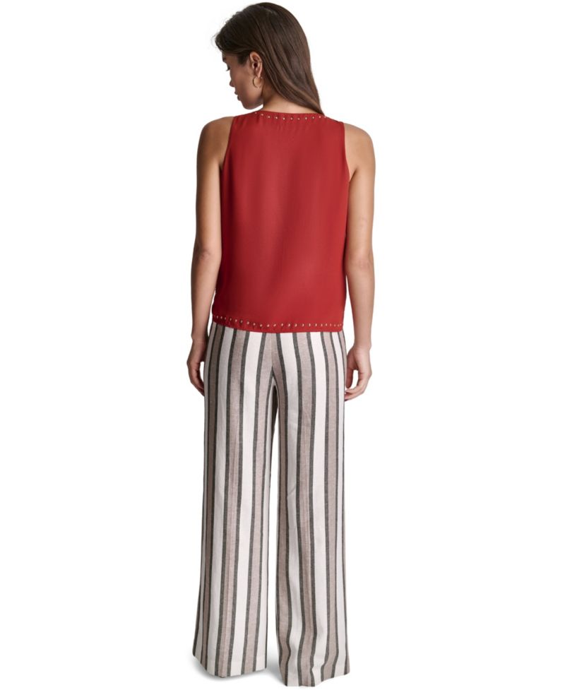 Women's Sleeveless Studded Top