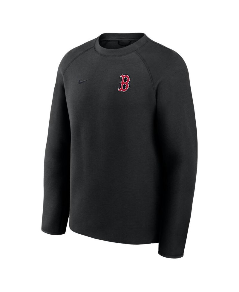 Men's Black Boston Red Sox Tech Fleece Raglan Sweatshirt