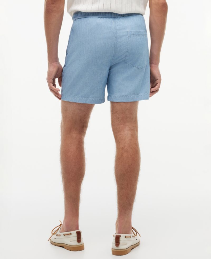 Men's 6" Chambray Pull-On Shorts