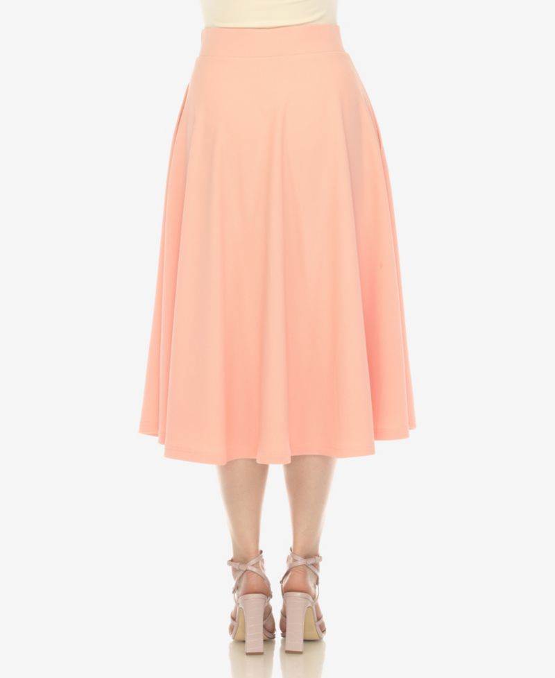 Women's Flared Skirt with Pockets