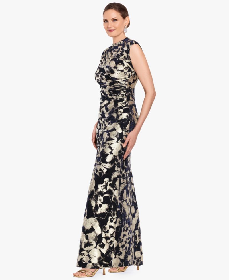 Petite Crinkle Detail Gown
