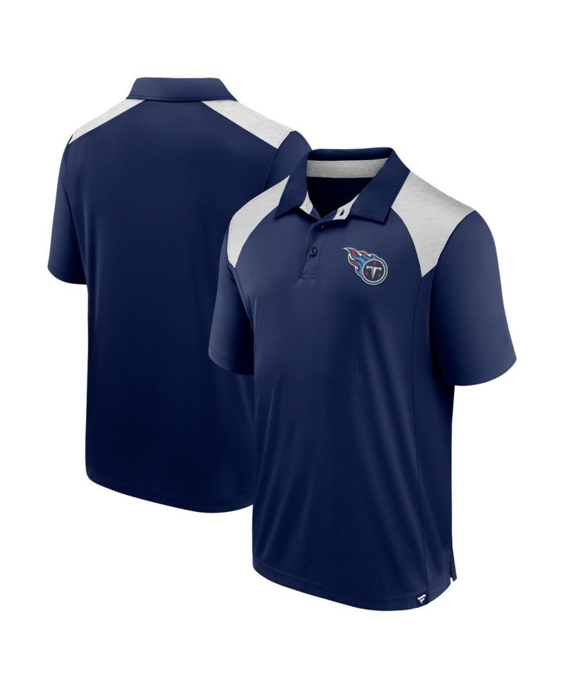 Men's Navy Tennessee Titans Primary Polo